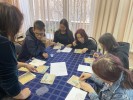 Фотоотчет с мастер-класса по изготовлению новогодней открытки 0
