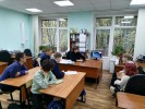 Торжественная линейка с церемонией поднятия флага Российской Федерации 2