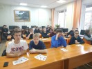 Встреча студентов с инспектором ГИБДД 1