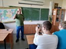 Встреча студентов с участником СВО 1